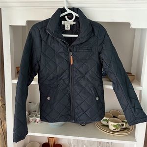H&M NWOT Navy Quilted Jacket Size 6